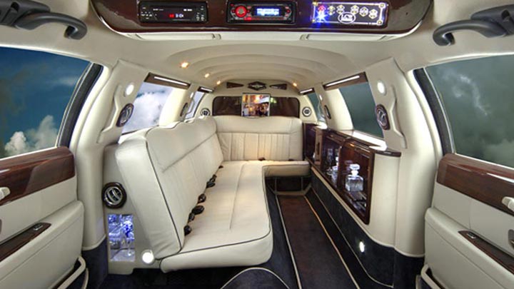 cadillac limousine interior